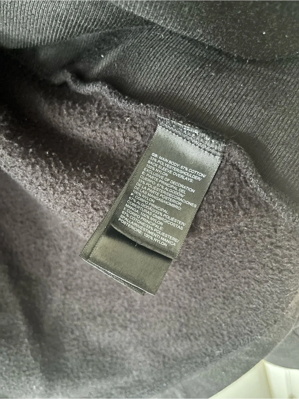 The North Face Black Full Zip Hoodie Jacket Mens Large Fleece Outdoors Hiking
